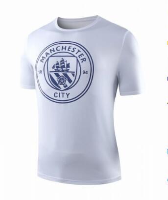 2019-2020 maillots d'entraînement de Manchester City blanc
