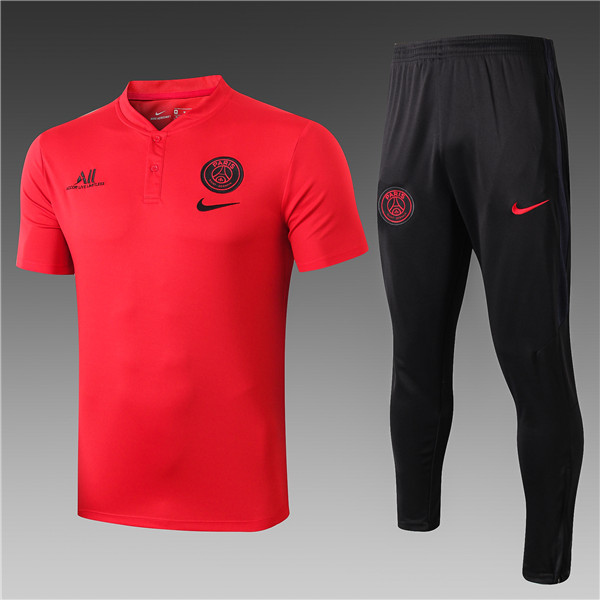 PSG Polo 2020 maillot de foot rouge