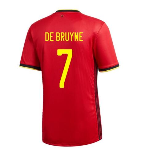 ensemble maillot de bruyne belgique 2019-2020 domicile