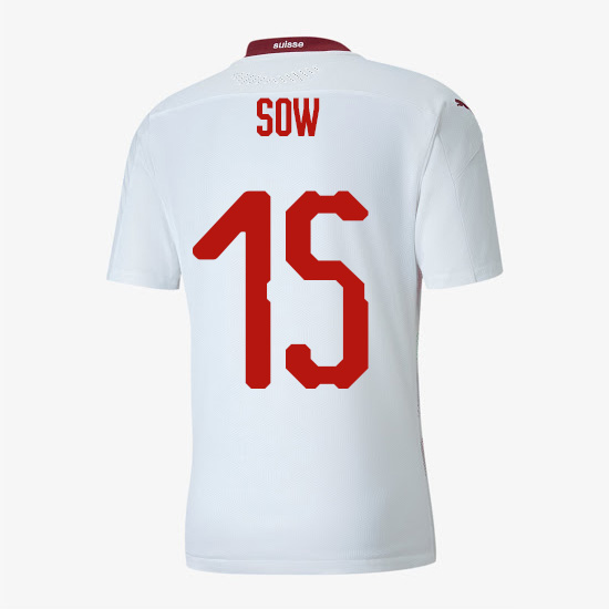 ensemble maillot djibril sow suisse 2020-21 exterieur