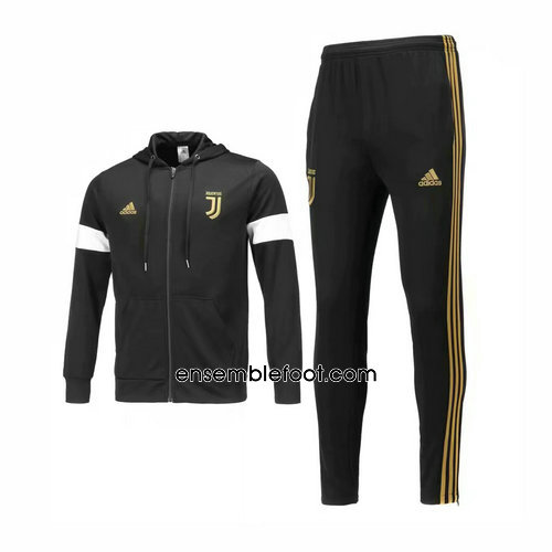 ensemble survêtement Juventus homme hoodies noir 2019