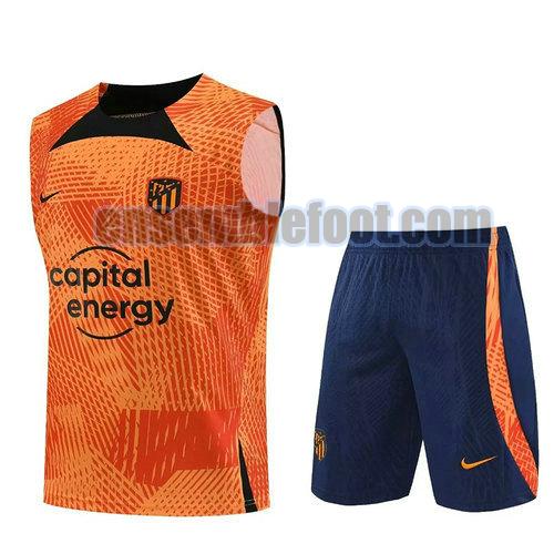gilet chemises atletico madrid 2023-2024 orange