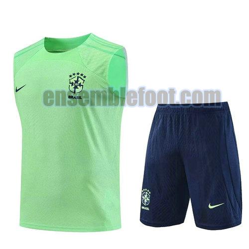 gilet chemises brésil 2023-2024 vert