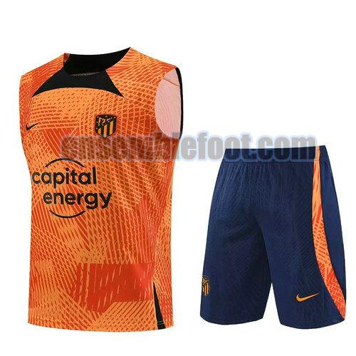 gilet maillots atletico madrid 2023-2024 orange