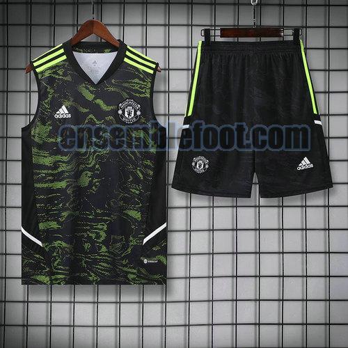 gilets calcio manchester united 2023 vert pas cher complet