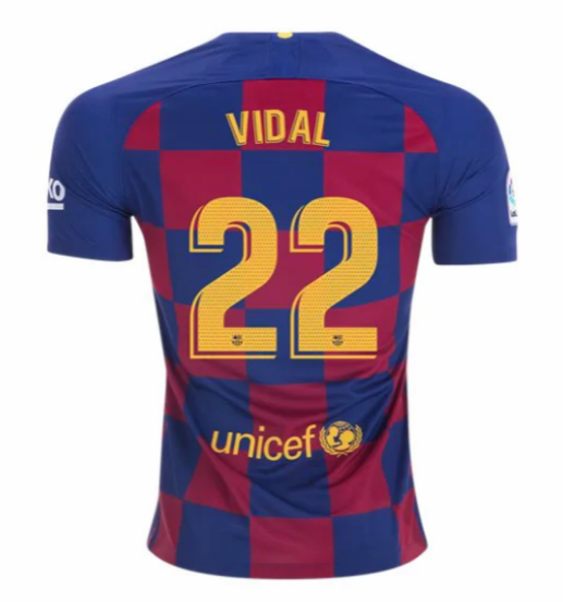 ensemble maillot Arturo Vidal barcelone 2020 domicile
