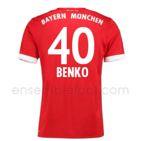 ensemble maillot benko 40 bayern munich 2017-2018 domicile