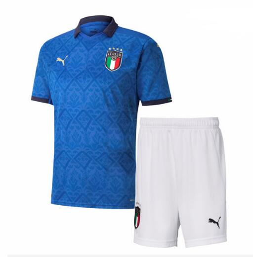 maillot ensemble enfant italie 2020-2021 domicile