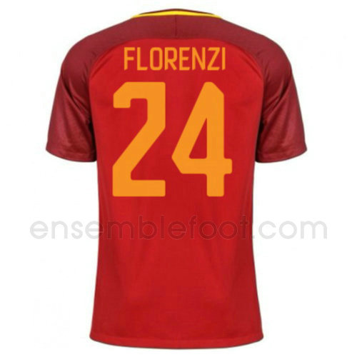 ensemble maillot florenzi 24 as rome 2017-2018 domicile
