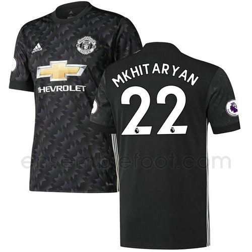 ensemble maillot henrikh mkhitaryan 22 manchester united 2017-2018 extérieur