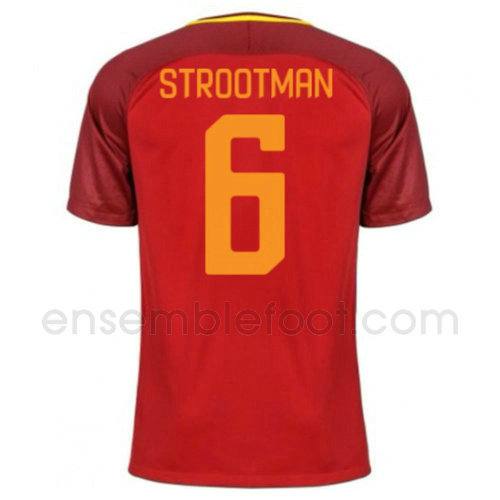 ensemble maillot strootman 6 as rome 2017-2018 domicile