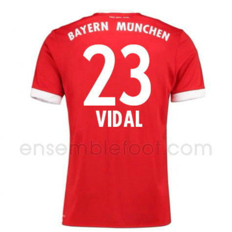 ensemble maillot vidal 23 bayern munich 2017-2018 domicile