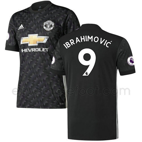 ensemble maillot zlatan ibrahimovic 9 manchester united 2017-2018 extérieur