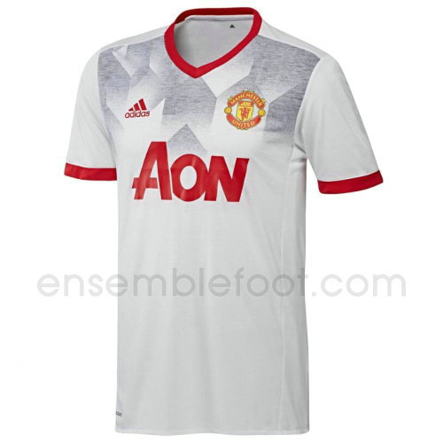 maillots entrainement hommes manchester united 2016-2017 blanc