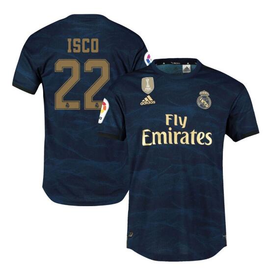 ensemble maillot isco real madrid 2020 exterieur