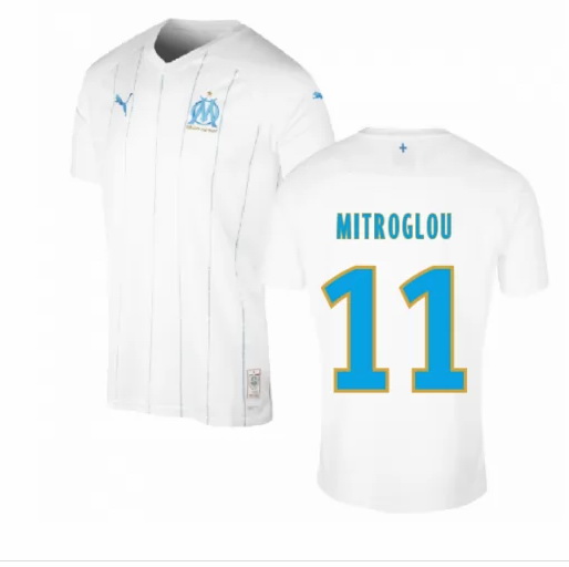 maillot mitroglou domicile Olympique De Marseille 2020