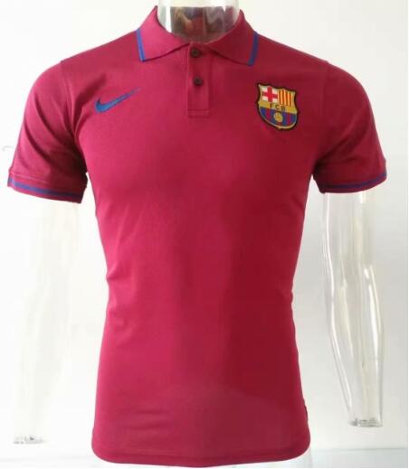 maillot polo homme Barcelone 2019-2020 rouge