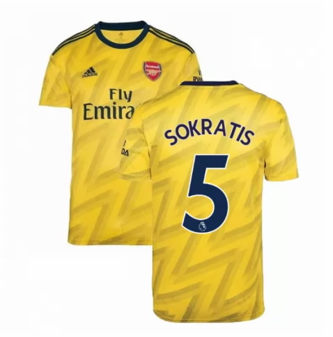 maillot sokratis exterieur Arsenal 2020