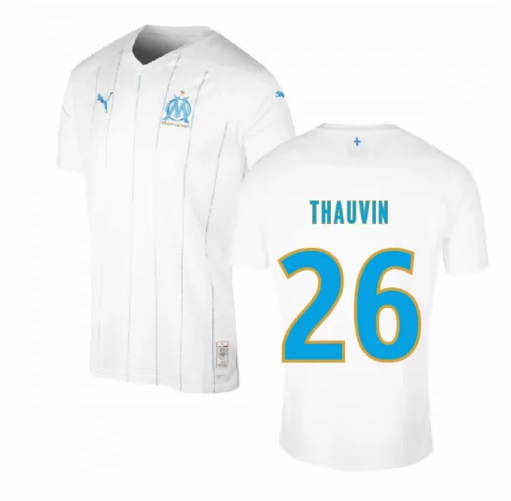 maillot thauvin domicile Olympique De Marseille 2020