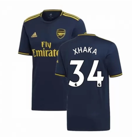 maillot xhaka tercera Arsenal 2020