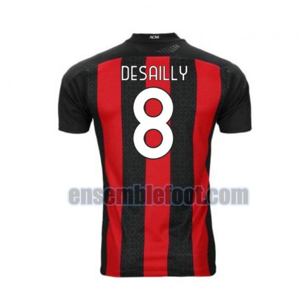 maillots ac milan 2020-2021 domicile desailly 8