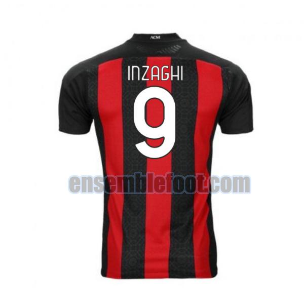 maillots ac milan 2020-2021 domicile inzaghi 9