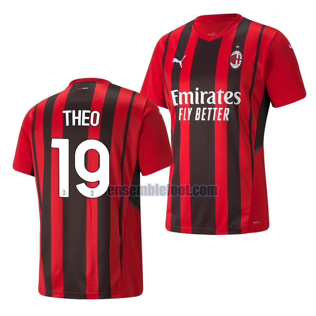 maillots ac milan 2021-2022 domicile theo hernandez 19
