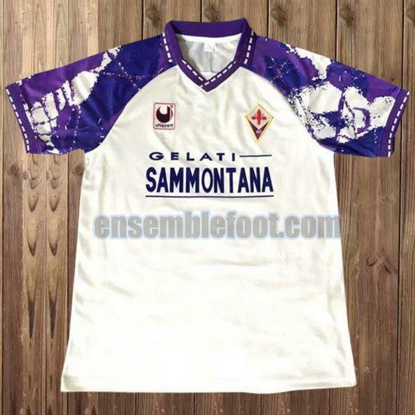 maillots acf fiorentina 1994-1995 blanc exterieur