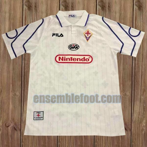 maillots acf fiorentina 1997-1998 blanc exterieur
