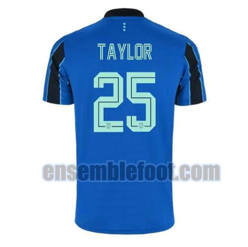 maillots afc ajax 2021-2022 exterieur kenneth taylor 25
