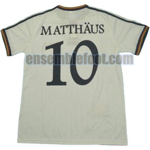 maillots allemagne 1996 thaïlande domicile matthaus 10