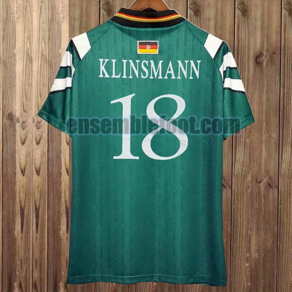 maillots allemagne 1996 vert exterieur klinsmann 18
