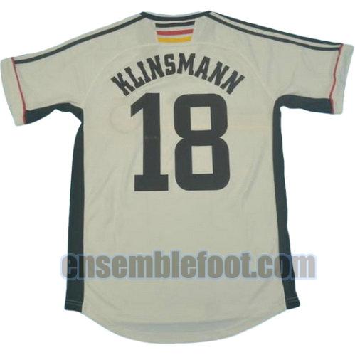maillots allemagne coupe du monde 1998 thaïlande domicile klinsmann 18
