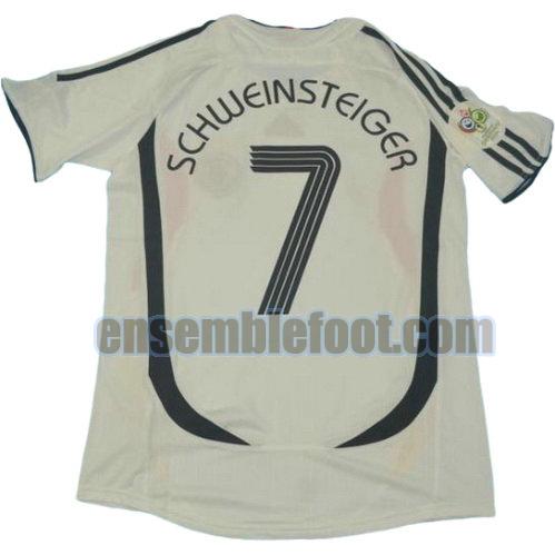 maillots allemagne coupe du monde 2006 thaïlande domicile schweinsteiger 7