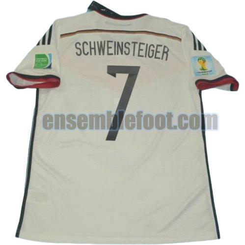 maillots allemagne coupe du monde 2014 thaïlande domicile schweinsteiger 7