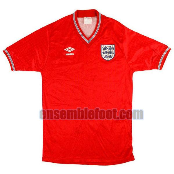maillots angleterre 1984-1987 rouge exterieur