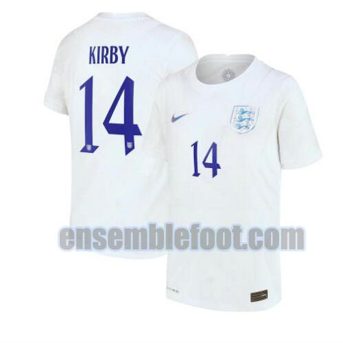 maillots angleterre 2022-2023 domicile kirby 14