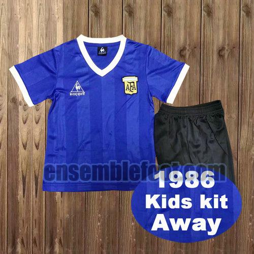 maillots argentine 1986 enfant exterieur