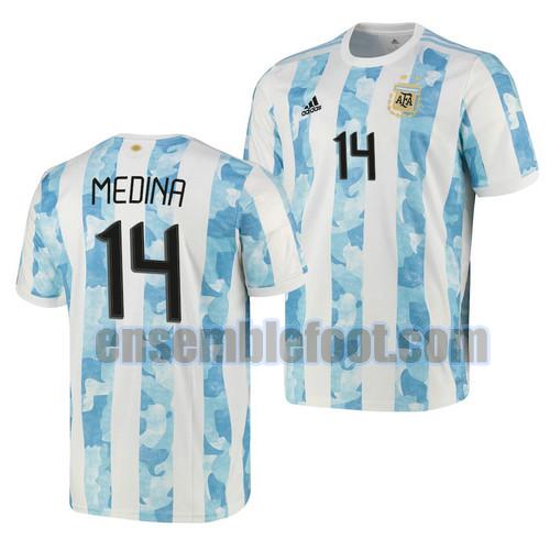 maillots argentine 2021-2022 domicile facundo medina 14