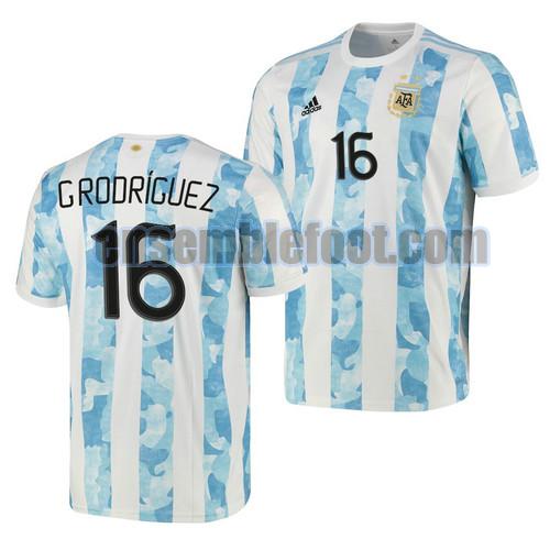 maillots argentine 2021-2022 domicile guido rodriguez 16