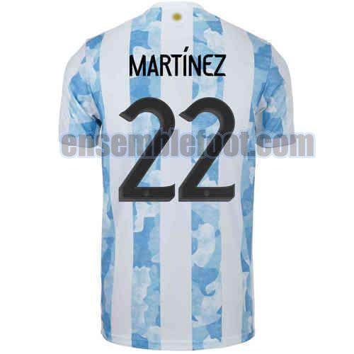 maillots argentine 2021-2022 domicile lautaro martinez 22
