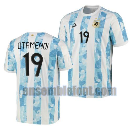 maillots argentine 2021-2022 domicile nicolas otamendi 19