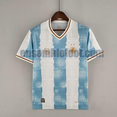 maillots argentine 2022-2023 bleu blanc commemorative edition