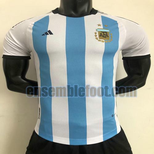 maillots argentine 2022-2023 player version bleu blanc domicile