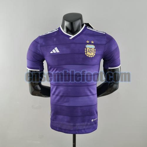 maillots argentine 2022-2023 player version violet classic edition