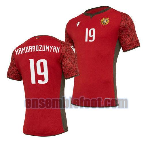 maillots armenia 2022 domicile hovhannes hambardzumyan 19