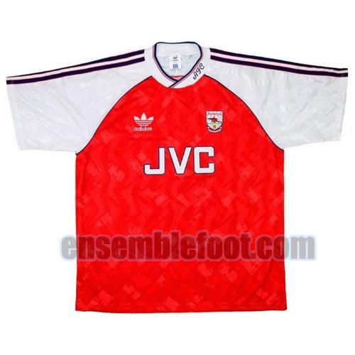 maillots arsenal 1990-1992 domicile