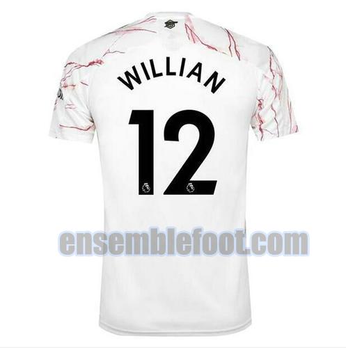 maillots arsenal 2020-2021 exterieur willian 12
