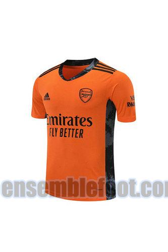 maillots arsenal 2020-2021 orange gardien
