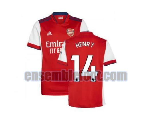 maillots arsenal 2021-2022 domicile henry 14